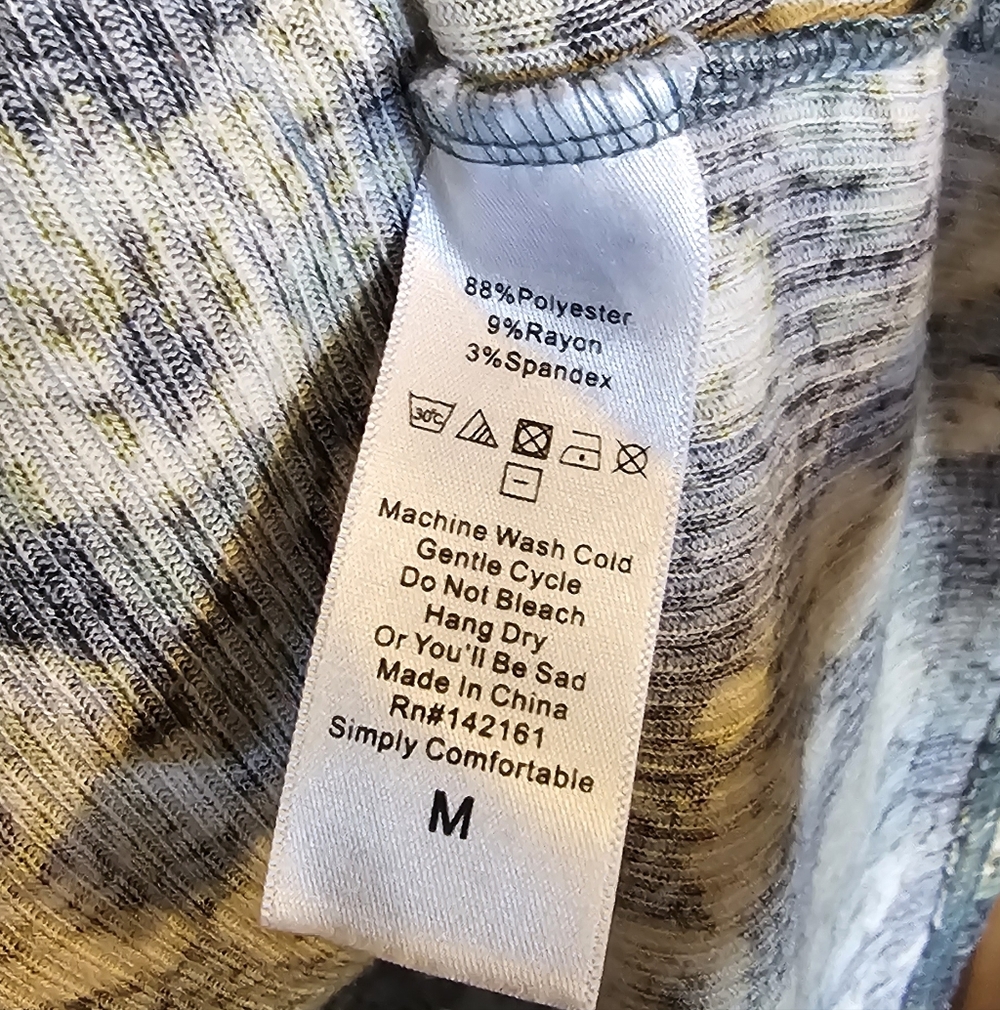 Lularoe Floral Sarah Duster Medium Cardigan - Picture 3 of 4